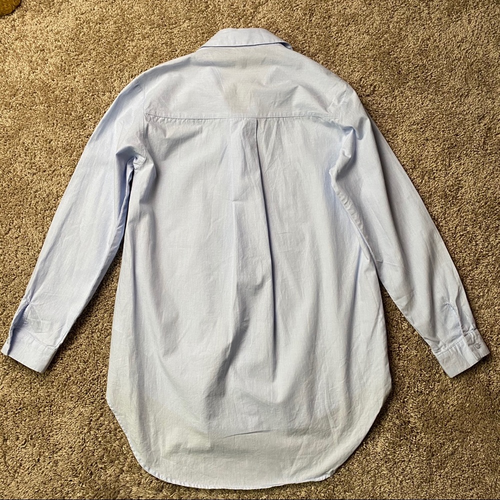 ZARA Rhinestone Embellished Button-Down Tunic S - Picture 6 of 6